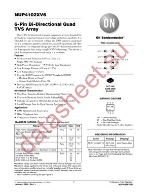 NUP4102XV6T1G datasheet  